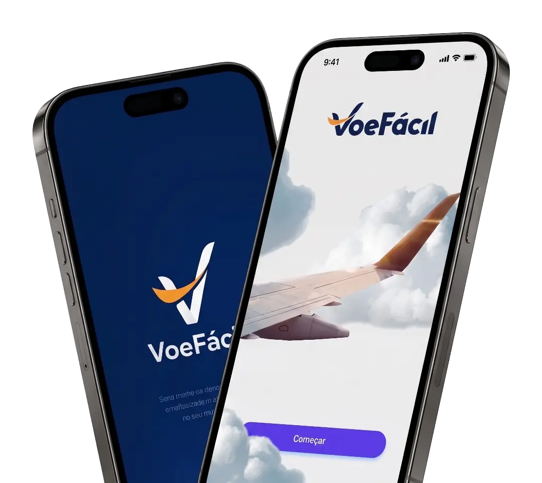 App VoeFácil em iPhone